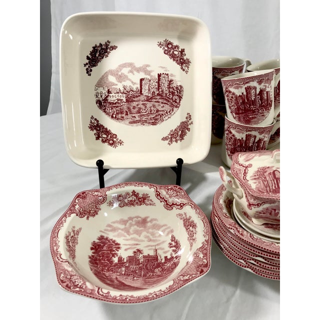 Johnson Bros. Castles of England Dinnerware Set, 63pcs. Chairish