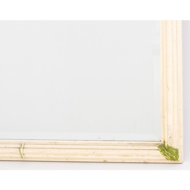 Late 20th Century American Faux Bamboo Beveled Full-Length Mirror For Sale - Image 5 of 8