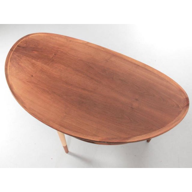 1960s Mid-Century Modern Scandinavian Coffeee Table or Side Table in Walnut, 1960s For Sale - Image 5 of 10