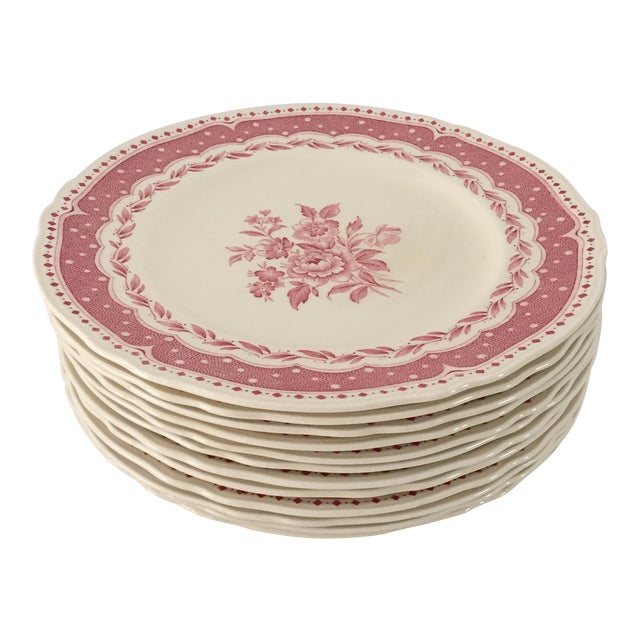 Vintage Avon Pattern GrindleyEngland Dinner Plates Set of 12 Chairish