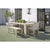 The Sur Wooden Backless Outdoor Dining Bench pairs solid teak construction with a washed finish that stands up to weather...