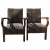 Set of Art Deco Hungarian Walnut Armchairs, 1930s For Sale - Image 11 of 11