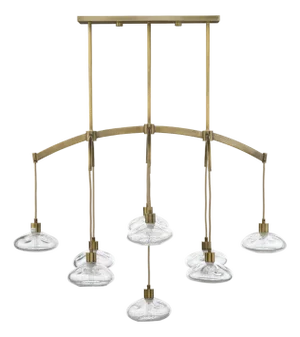 Jamie Young Reservoir Chandelier in Antique Brass