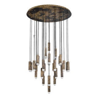 Industrial Vesta Cluster 32 Chandelier For Sale