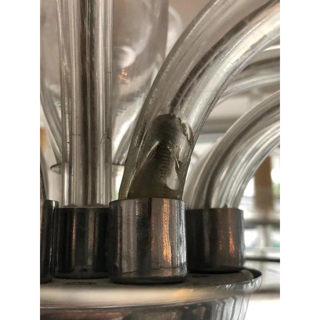1940s Chandelier 12 Arm Czechoslovakian Glass For Sale - Image 12 of 13