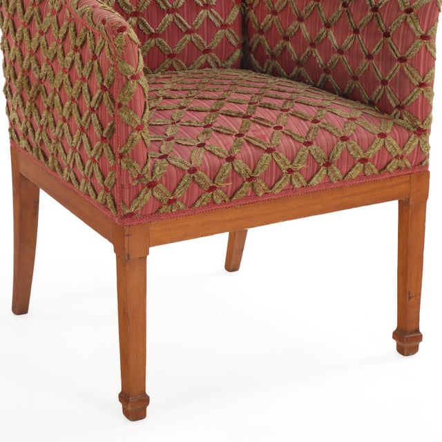 Pair of Italian Maple Armchairs, C. 1940 For Sale In Philadelphia - Image 6 of 7