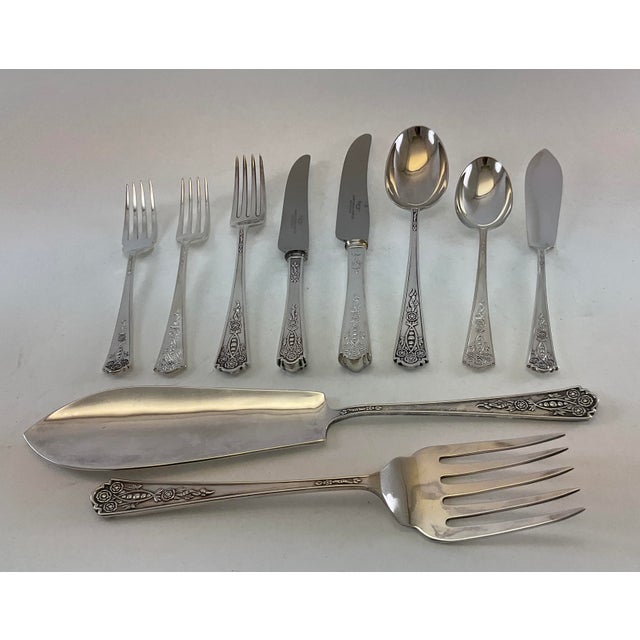 1970s New Silver Cutlery Set of , Royal York. By James Dixon & Sons - 63 Pieces For Sale - Image 11 of 18