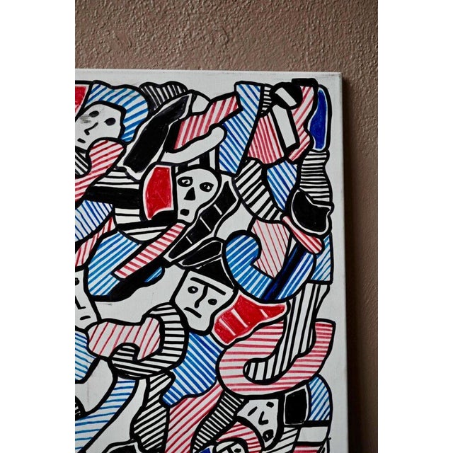 Contemporary Jean Marie Gauthier, The Zygomars, Painting on Canvas For Sale - Image 3 of 10