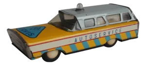 Vintage Tin Model Car, Czechoslovakia, 1960s