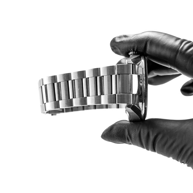 Silver Tag Heuer Carrera Calibre 7 41mm Wbn201a Twin Time Steel Automatic Watch For Sale - Image 8 of 10
