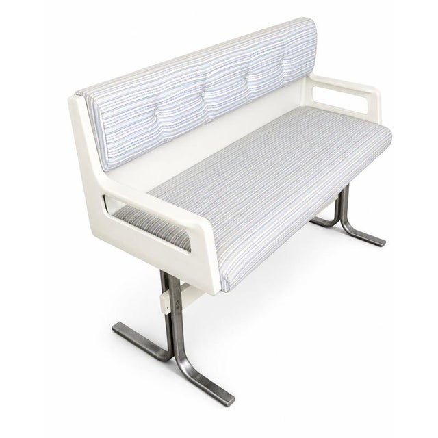 Vintage Space Age Bench, 1970s For Sale - Image 3 of 4