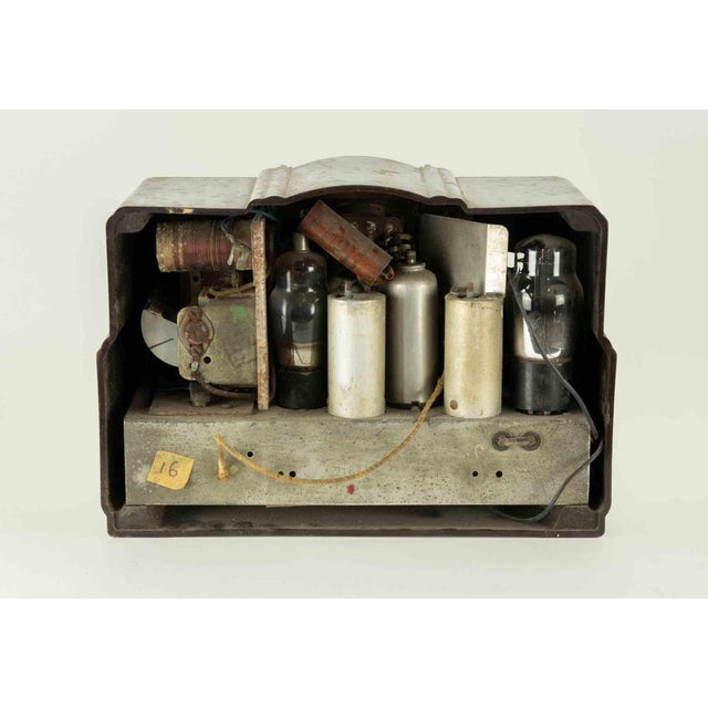 Vintage Sonorette Radio in Resin from Sonora, Italy, 1934 For Sale - Image 4 of 5