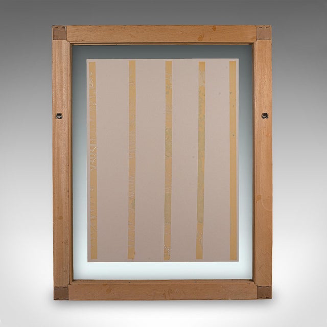 Large Vintage Architectural Villa Plan, French, Framed, After Edmond Paulin, Art For Sale - Image 11 of 11