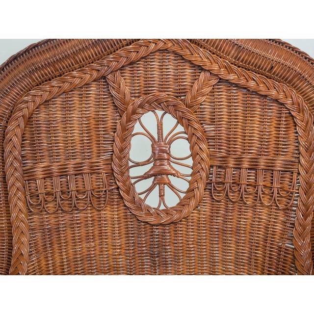 Art Deco Royal/Club Wicker Armchair For Sale - Image 6 of 16
