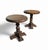 Rustic Oak Side Tables, Set of 2 For Sale - Image 13 of 13
