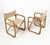 Mid-Century Bamboo and Fabric Director's Folding Chairs, Italy, 1960s, Set of 2 For Sale - Image 16 of 18