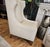 Custom Leather Wing Chair For Sale - Image 4 of 7
