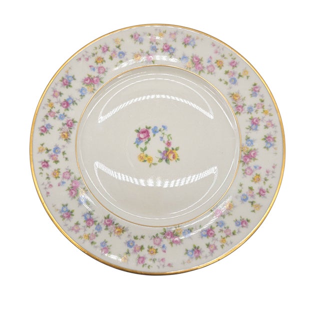 English Lamberton Reverie Floral Salad Plates, Set of Twelve For Sale - Image 3 of 11