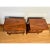 Mid 20th Century Pair of Carved Wood French Style Nightstands End Tables Figured Veneer Cabinets For Sale - Image 10 of 12