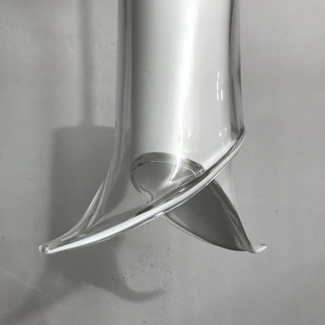 Pair of fiore murano suspensions by renato toso, leucos 1970. Perfect condition. Width for the smallest 35 cm, height with...