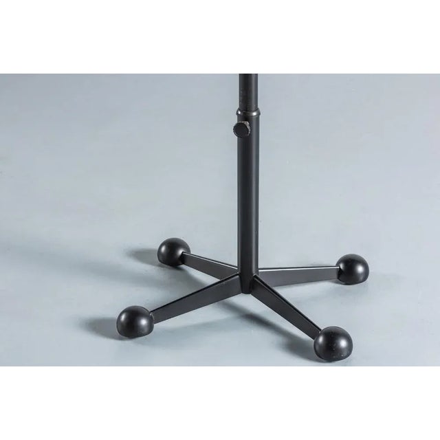 Vintage Black TV Stand by Alegri Parma, Italy, 1970s For Sale - Image 4 of 5