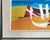 Mid Century Modernist Abstract Landscape Painting - A Boat Sits on a Beach Under a Blue Sky- Signed For Sale In New York - Image 6 of 9