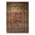 19th Century Persian Kerman Lavar Rug, Hand-Knotted Wool & Silk, Floral Pattern, Gold & Red, 4x6 For Sale