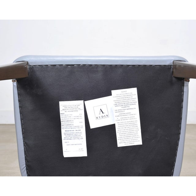 Set of Six A. Rudin No. 807 Walnut Bouclé Gondola Dining Chairs For Sale - Image 18 of 18