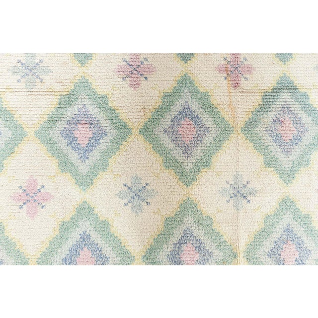 Mid-Century Modern Vintage Swedish Rya Rug Doris Leslie Blau For Sale - Image 3 of 8
