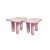 2020s Custom Coral Senufo Stools, a Pair For Sale - Image 5 of 5