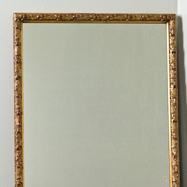 French 19th Century Gilt Mirror of Acorns and Oak Leaves For Sale - Image 4 of 11