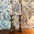 Vintage Brass Church Altar Candlestick Buffet Lamps a Pair For Sale - Image 9 of 9