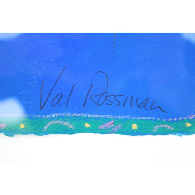 1980's Val Rossman Neighbors Abstract Expressionism Pastel Artwork One-of-a-Kind For Sale - Image 15 of 17