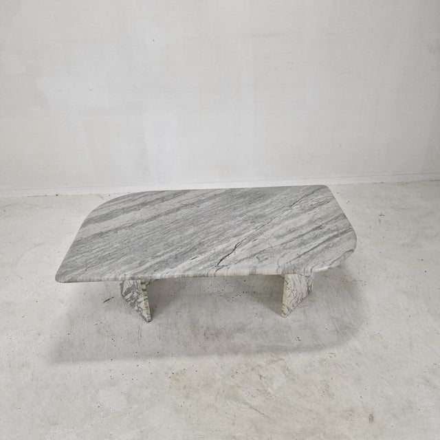 Italian Marble Coffee Table, 1970s For Sale - Image 4 of 18