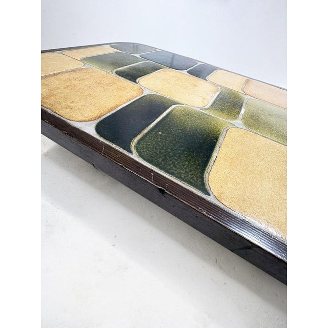 Large Shogun Coffee Table in Ceramic and Wood attributed to Roger Capron, France, 1960s For Sale - Image 11 of 15