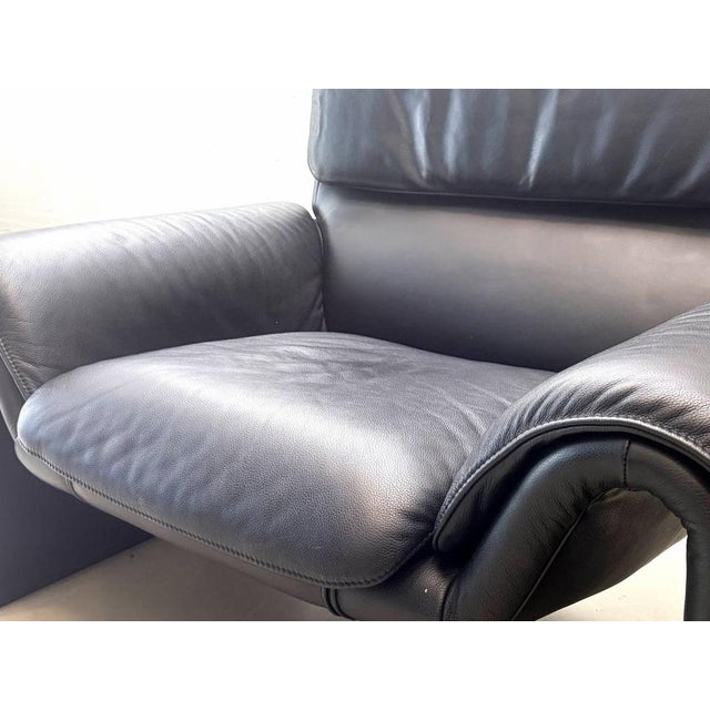 DS-2011 Chair in Black Leather from de Sede, Switzerland, 1980s For Sale - Image 13 of 16