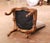 Mid-Century French Louis XV Walnut Desk Chair With Upholstered Seat For Sale - Image 11 of 11