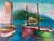 Telfort Emmanuel ( 1964-1987 ) Haitian Folk Art Oil Painting on Canvas - Framed For Sale In Miami - Image 6 of 11