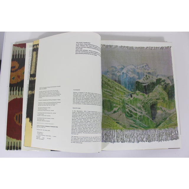 1976 the Dyer’s Art Ikat, Batik, Plangi Large Size Hardcover Hard Cover Art Book Bookshelf Styling For Sale - Image 12 of 15