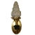 1950's French Regency Gilt and Patinated Bronze Hand/ Fist Torch Sconce For Sale In Miami - Image 6 of 11