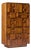 Lane Staccato Brutalist Mid Century Walnut Armoire Dresser For Sale