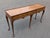 Mid 20th Century Burl Wood and Cherry Queen Anne Sofa/Console Table Attributed to Baker Furniture For Sale - Image 9 of 14