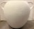 Large, white, textured amphora-style vase or vessel. These types of decorative pieces are inspired by ancient Greek and...