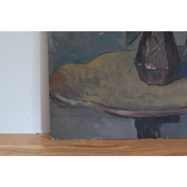 Colette Pujol Floral Still Life For Sale - Image 4 of 4