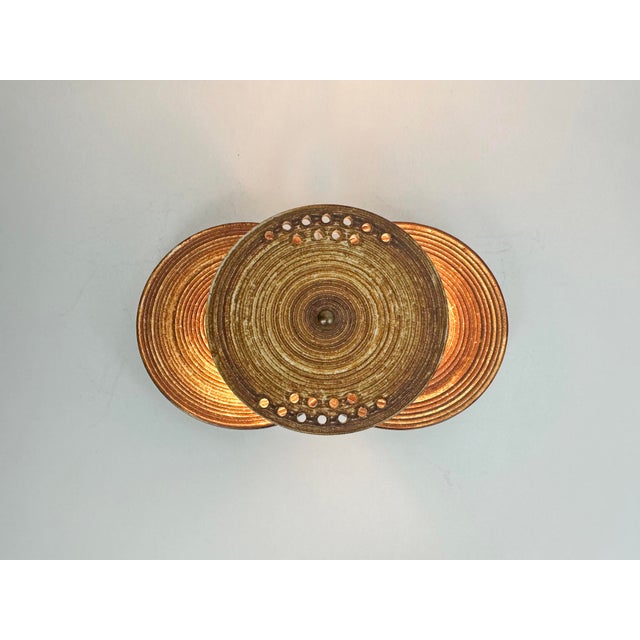 Ceramic Danish Ceramic Wall Lamp from Axella, 1970s For Sale - Image 7 of 12