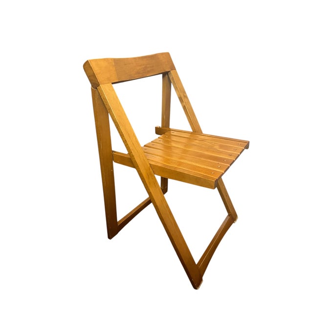 Set of 4 Aldo Jacober for Alberto Bazzani Folding Chairs For Sale - Image 10 of 12