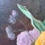 Traditional Vintage Dutch Floral Still Life Oil Painting on Board For Sale - Image 3 of 11