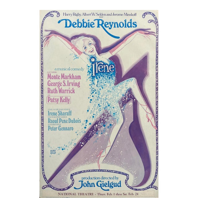 Vintage Hilary Knight Irene Starring Debbie Reynolds For Sale