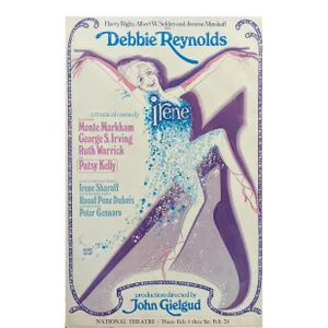 Vintage Hilary Knight Irene Starring Debbie Reynolds