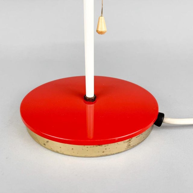 Metal Mid-Century Space Age Table Lamp attributed to Kamenicky Senov, Former Czechoslovakia, 1970s For Sale - Image 7 of 12